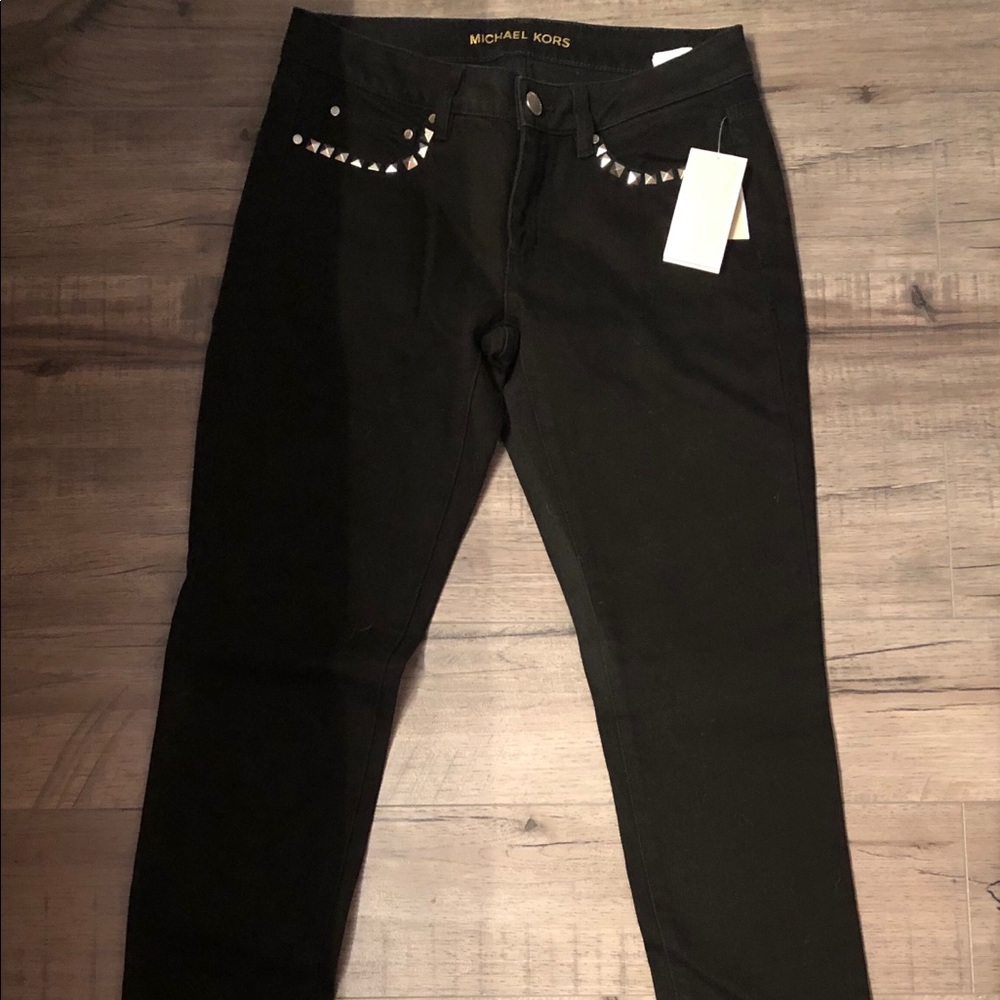 *NWT* Michael Kors Black Skinny Jeans.